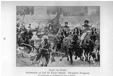 Schlittenfahrt zur Zeit des Königs Sobieski. Königsfahrt (Fragment)